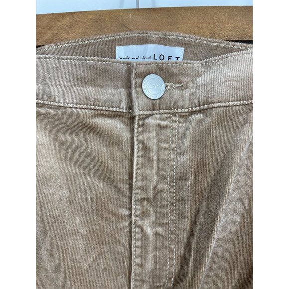 Loft High Waist Skinny Corduroy Pants Size 34 (18) - Picture 3 of 10